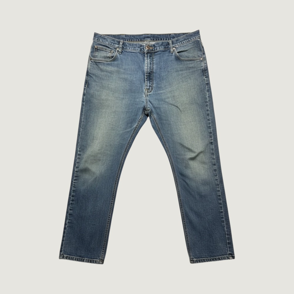 Wrangler Jeans Mens 40x30 Athletic Fit Blue Stretch Denim 1090ATW Tapered